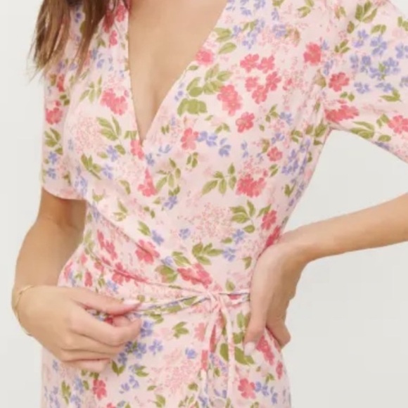 NWT Size Small Reformation Laurent Wrap Dress - Picture 10 of 11